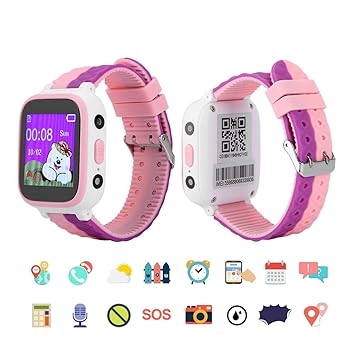 Reloj Inteligente para niños con GPS, Smartwatch con 1.44 Pulgadas ...