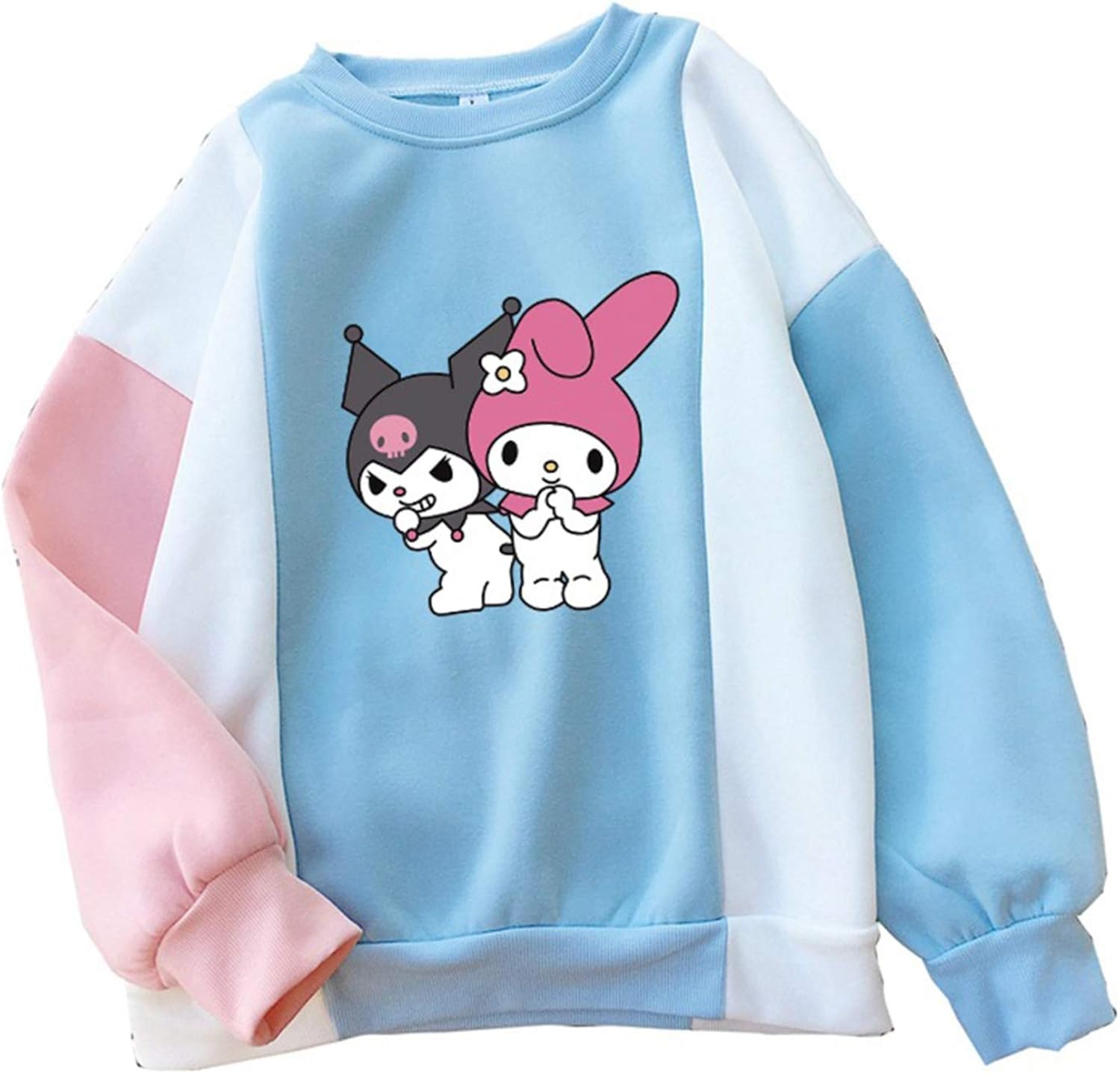Amazon.com: Kuromi Hoodie Cute Cartoon Anime Lolita Jk Student Uniform Loose Sweater For Girls 