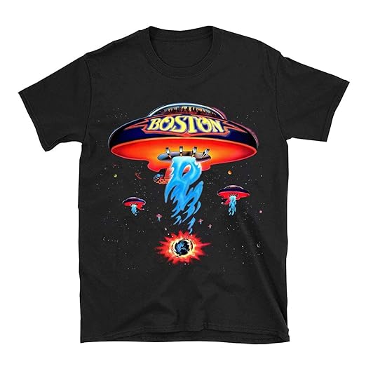 Buy Moc.Deamiarr Boston Band t Shirt for Men Classic Spaceship Rock