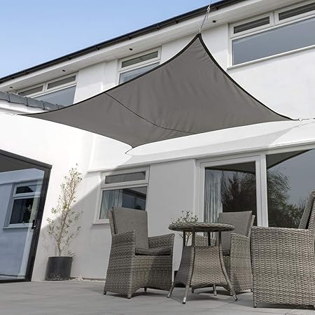 Kookaburra - Toldo parasol (impermeable), color negro: Amazon.es: Jardín