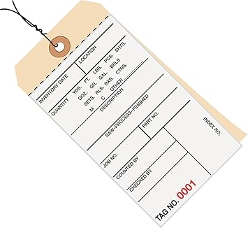 Amazon Com Inv Tag 5k 5499 6 25x3 1 8 Wht Mla 500 Cs Blank Labeling Tags Office Products