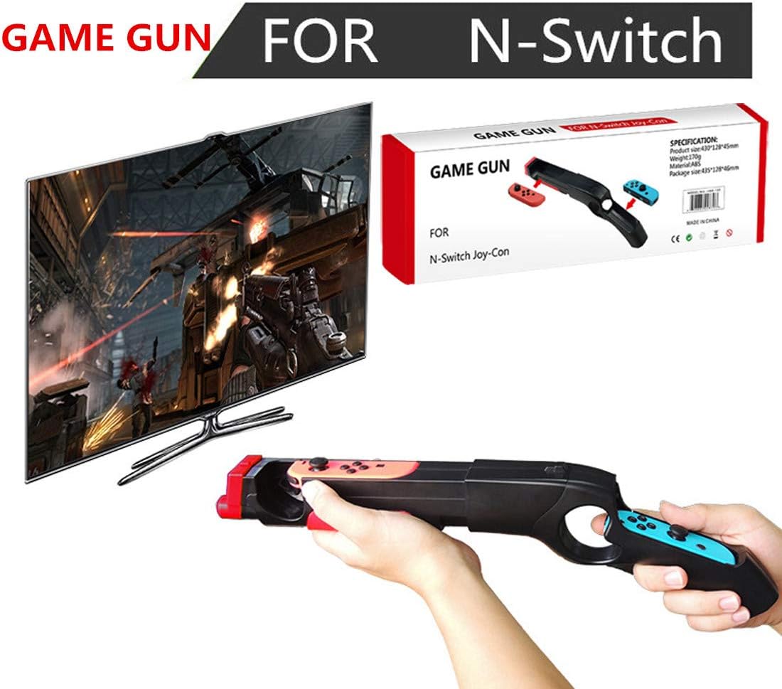 Gun Game Handle Grips for Nintendo Switch Joy-Con Gamepad Controllers Game Accessories Compatible with NS Game