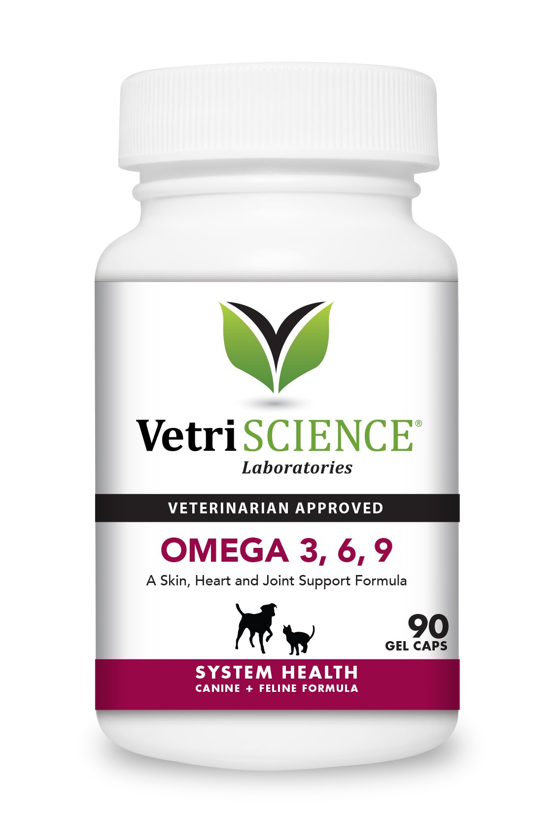 Omega 3,6,9 for Cats and Dogs, Omega Fatty Acid Supplement for Pets. 90