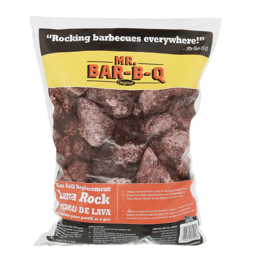 Mr. BarBQ 05002 Natural Lava Rocks Lava Rocks for Gas Grills