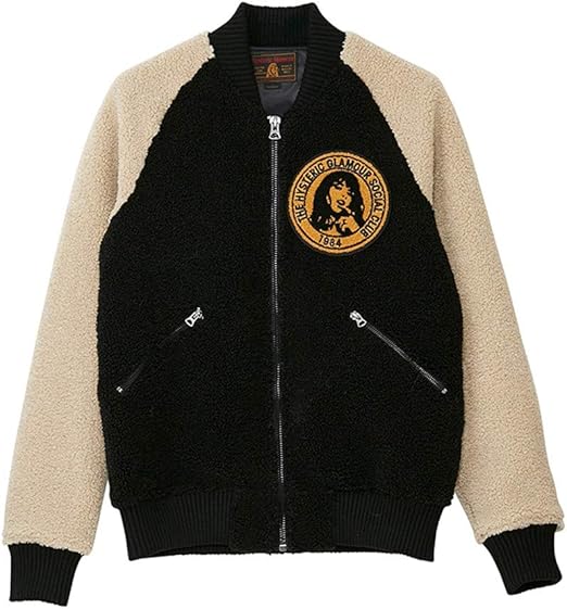 Amazon ヒステリックグラマー Hysteric Glamour Lucifer Collegeワッペン スタジャン Black Size M L M コート ジャケット 通販