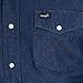 Wrangler Men's Authentic Cowboy Cut Work Western Long-Sleeve Firm Finish Shirt, Rigid Indigo Denim, XX-Large