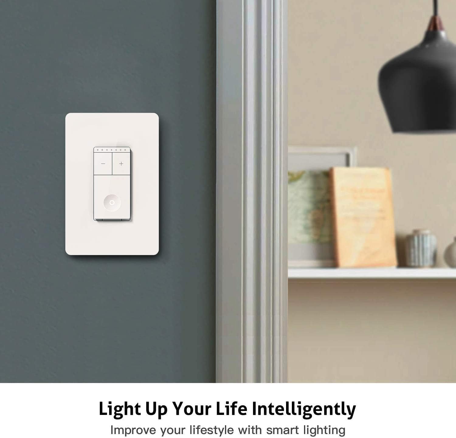 Smart Light Switch Treatlife Dimmer Light Switch, 4 Pack, Works with Alexa and Google Assistant, Neutral Wire Needed, 2.4Ghz Wi-Fi, Schedule, Remote Control, Single Pole, ETL and FCC Listed - - 