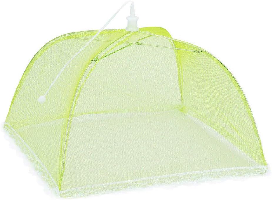 jieGorge Clamp Serving, 1 Large Pop-Up Mesh Screen Protect Food Cover Tent Dome Net Umbrella Picnic, Kitchen，Dining & Bar Sales (Green)