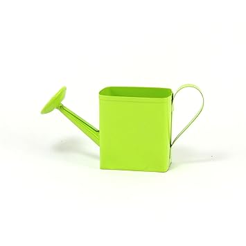 Mini 11cm Rectangular Watering Can Favours Wedding Craft Garden