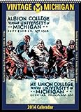 Michigan Wolverines 2014 Vintage Football Calendar by 