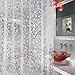 Carttiya Clear Shower Curtain Liner, EVA PEVA Bath Curtain Mildew Resistant Anti-Bacterial Clear - Non Toxic, Eco-Friendly, No Chemical Odor, 72 x 72 (Frosted)