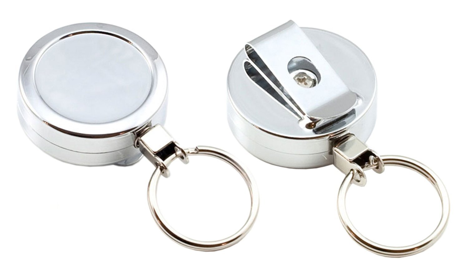 1 unit Recoil belt retractable ID Key Holder Amazon.co.uk Office Products