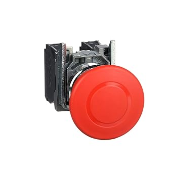 Schneider Electric Emergency Stop Push Button Red Amazon Com Industrial Scientific