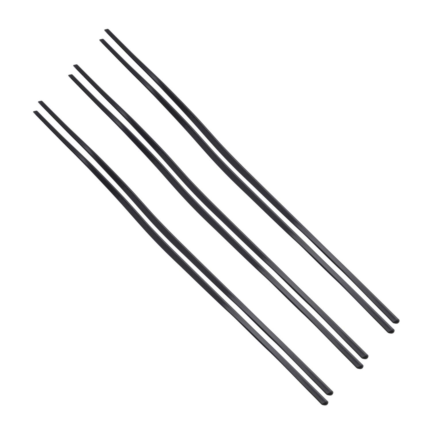 Garagentor selbstklebend Fenster 6 Stück Yacht schwarz Bilderrahmen