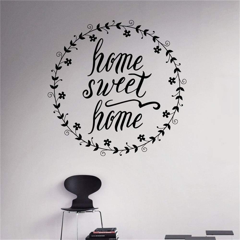 Pegatina De Pared Frases Motivacion Palabras Hogar Dulce Hogar