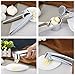 Pro Culinary Garlic Press - Professional Quality Garlic and Ginger Mincer - Dishwasher safe - Silver - Free Recipe Ebook