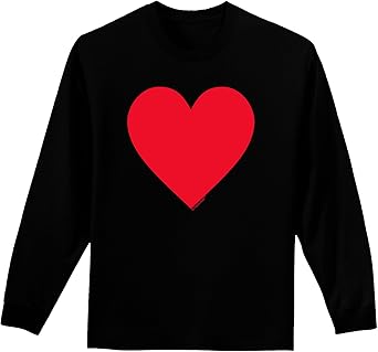 red shirt with heart