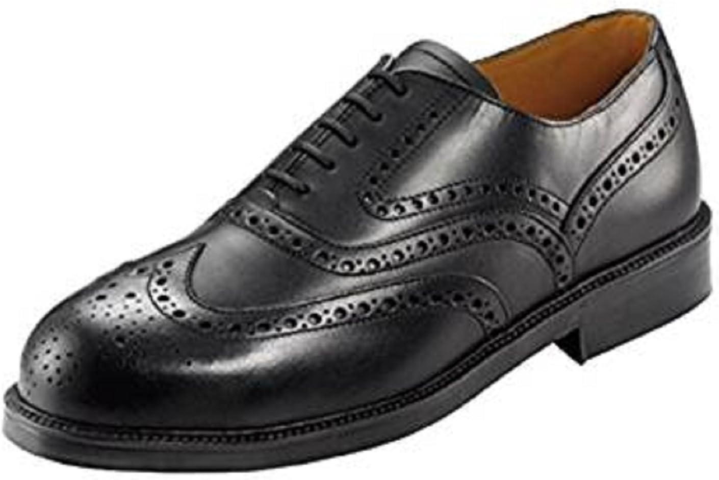 PSF EXECUTIVE Black Lotus Oxford Brogue Protective Steel Toe Cap Safety