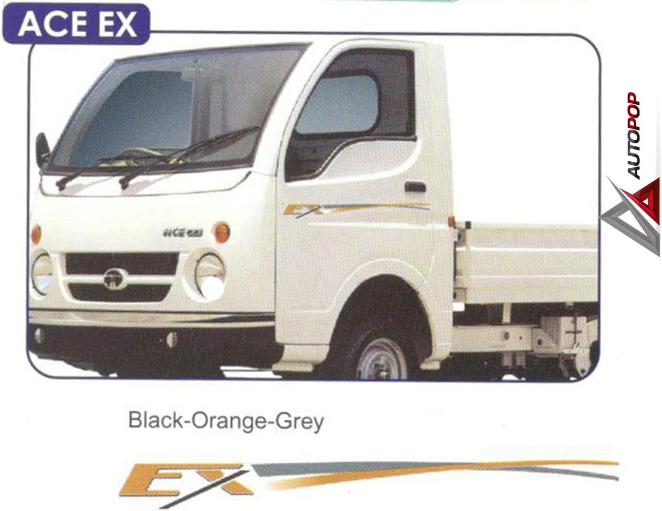 Autopop Galio Car Sticker Graphics For Tata Ace Ex Amazon In Car Motorbike