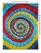 The Indian Craft Colorful Psychedelic Mandala Tapestry - Tie Dye Bohemian Wall Hanging Elephant Tapestries Hippie Wall Decor Twin Size Bedding - Multicolor - 84 X 54 Inches
