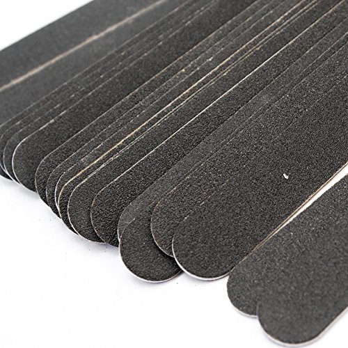 20Pcs Useful Double Sided Black Sanding Nail Files Professional Manicure Tool