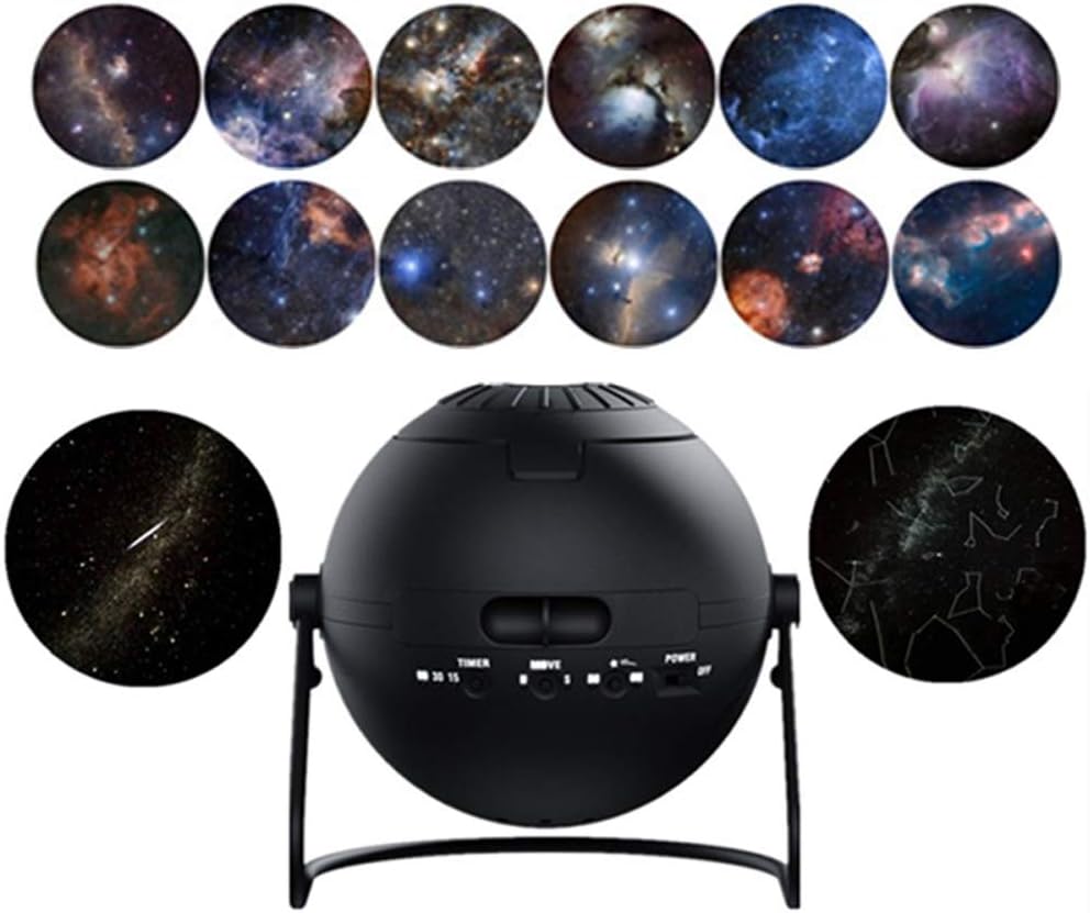 HSJLH Star Projector lamp, Home Planetarium Star Projector Sleep aids lamp Suitable for The Living Room Bedroom Children's Room Romantic Gift,O