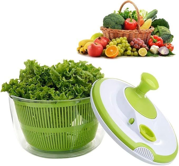 salad spinners best rated, 5L Lettuce Spinner Vegetable