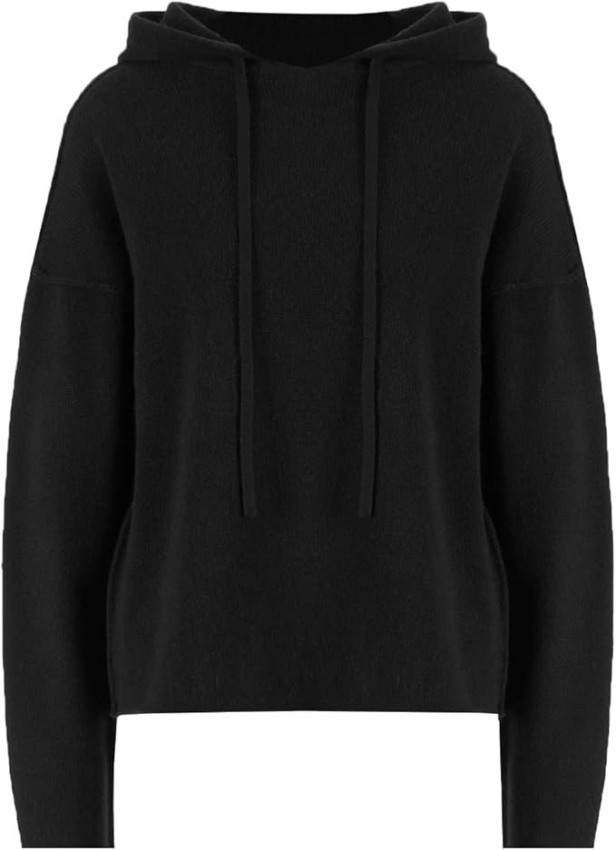 Donna Lane CashmerePullover mit Kapuze Amazon.de Bekleidung