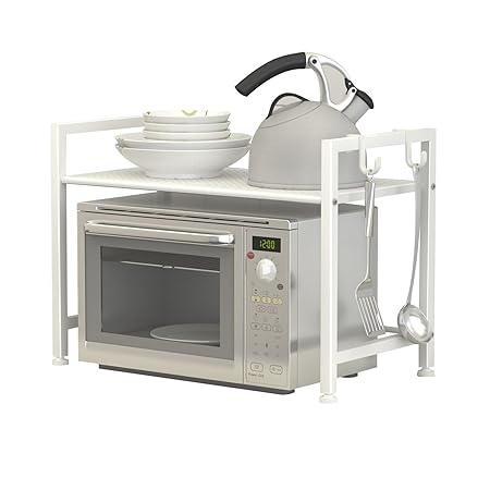 Estante Tubo Cuadrado de Dos Pisos Horno de microondas (Tubo de ...