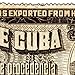 Cuban Cigar Warranty Authenticity Label on Canvas | Art Print Poster Vintage Wall Decor | measures 9 x 24 inches (229 x 610 mm)