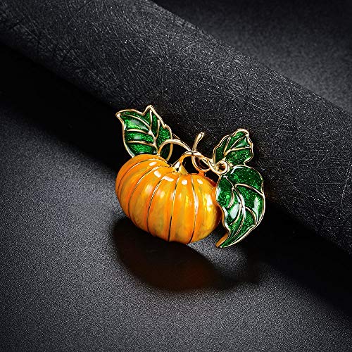 Mytys Pumpkin Brooch Pins Enamel Pin Jewelry Fashion Brooch Pin Jewelry Xmas Gift for Men Women
