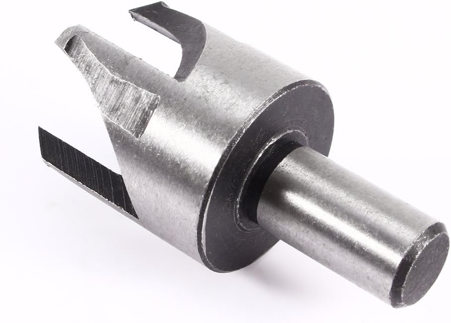 Wifehelper 8 Pieces Chamfer Wood Plug Cutter Drill Set Straight and Conical Cone Claw Drill Woodworking Cork Cutting Tool - Image 5