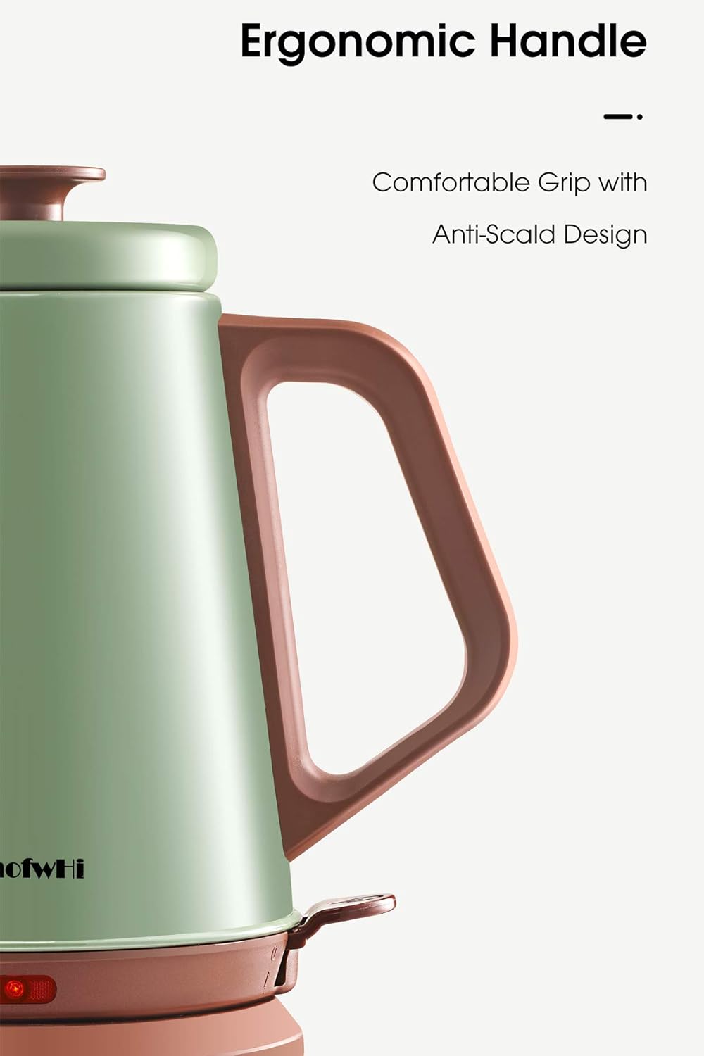 DmofwHi Gooseneck Electric Kettle(1.0L), 100% Stainless Steel BPA Free Classic Pour Over Coffee Kettle | Tea Kettle - Green: Kitchen & Dining