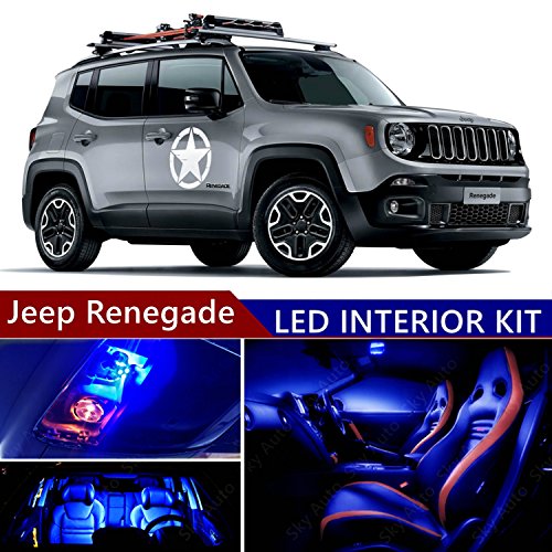 Sky Auto Inc Led Premium Blue Light Interior Package Kit For Jeep Renegade 15 17 13 Pcs Buy Online In Bahamas At Bahamas Desertcart Com Productid