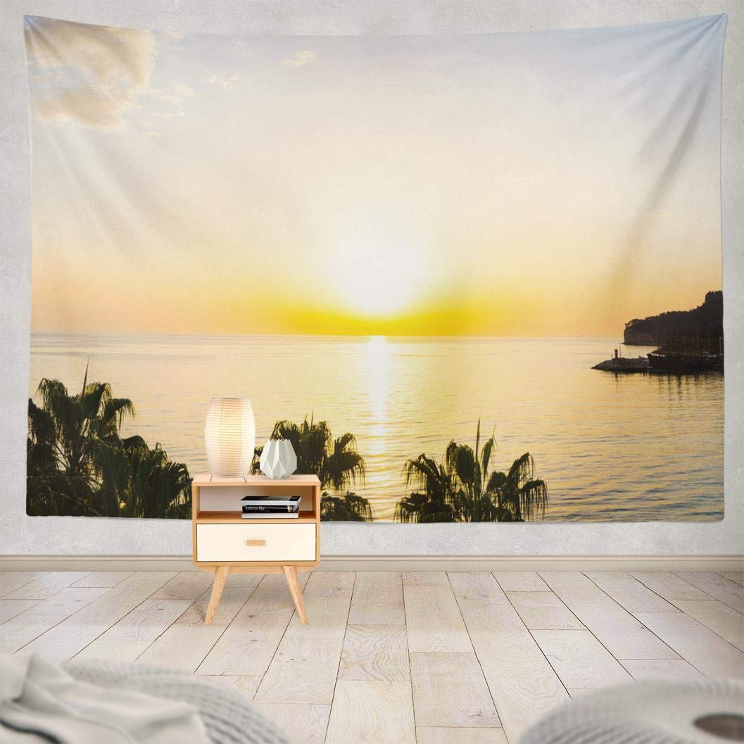 Amazon Com Onelz Wall Hanging Tapestry Sunset Sunrise Beauty