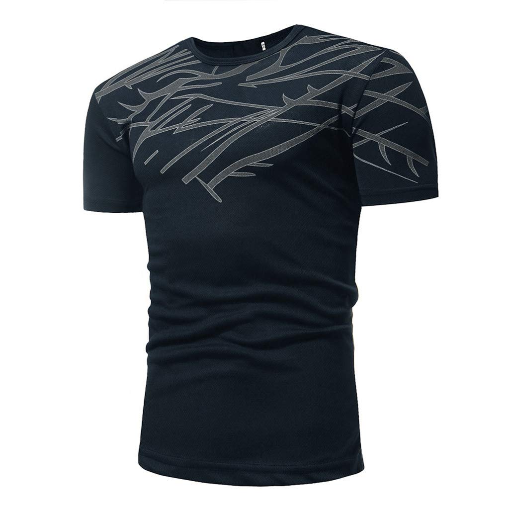 Herren Kompressionsshirt Funktionsshirt Unterhemd Kurzarm T Shirt Sport Gymshirt Sporttops Kleidung Accessoires