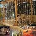 Auelife Curtain Icicle Lights, 19.5ft x 9.8ft 600 LED Fairy String Lights with 8 Modes for Wedding Christmas Holiday Party Home Decoration, UL Listed(Warm White)