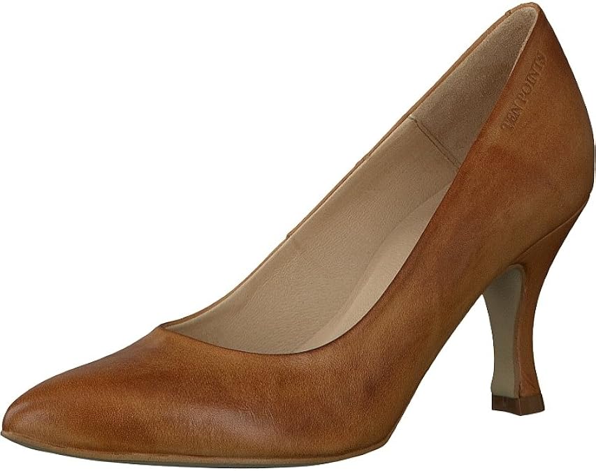 escarpin cognac femme