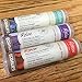 Lip Balm ONE World 3-Pack by Eco Lips Relax, Renew, Restore, 100% Organic Beeswax & Cocoa Butter Lip Care with Exotic Organic Oils from Around The World. Soothe & Moisturize Dry & Cracked Lips