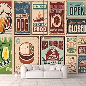 Wall Murals for Bedroom Beautiful Vintage Pictures Collection Collage Removable Wallpaper Peel and Stick Wall Stickers - 66x96 inches