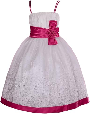 silver flower girl dresses uk
