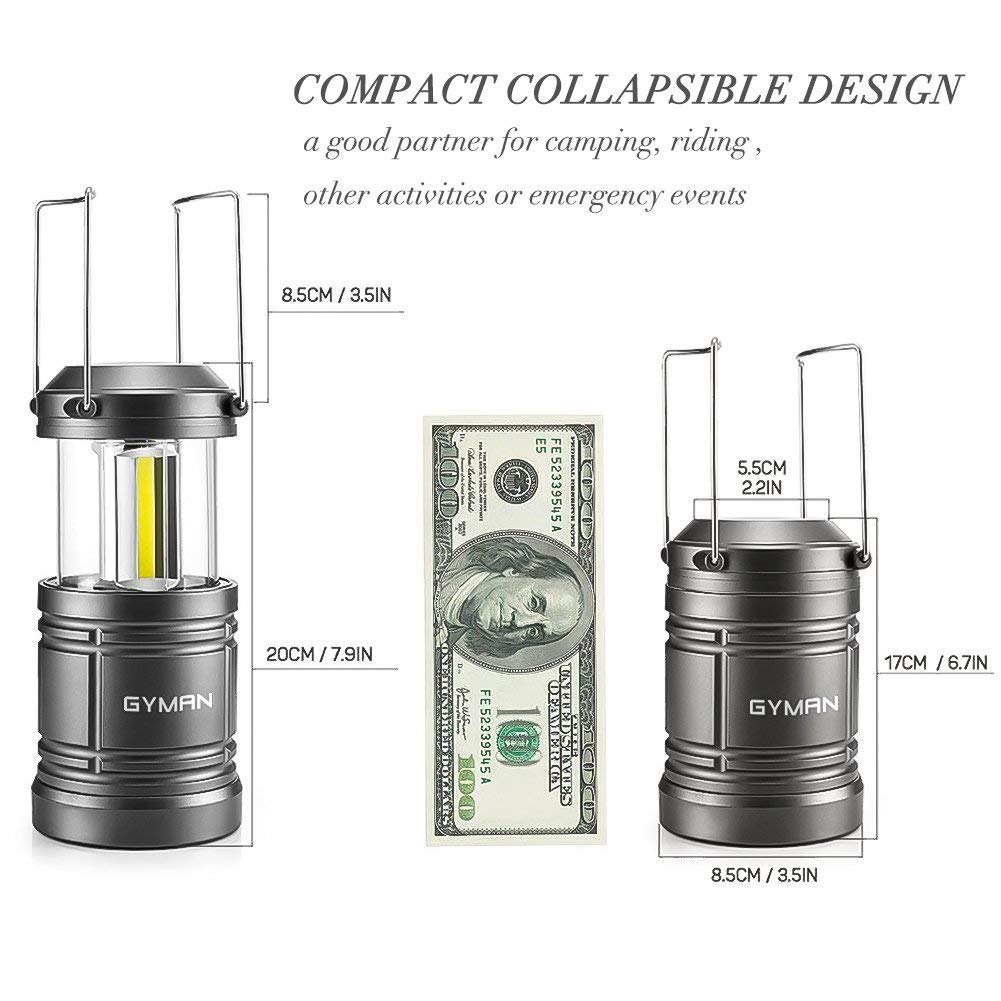 Camping Lantern-2 Pack Swiftrans Portable LED Lantern Flashlights Camping Hand Held Flashlights, Camping Equipment for Survival, Emergence, Outdoor Hiking, Hurricanes, Storms, Outages