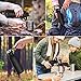 Thermoflask, Eccomum 20 oz Vacuum flask, 18/8 Stainless Steel Double Wall Water Bottle, Insulated, BPA Free, Lightweight, Leak Proof, Wide Mouth with Finger Belt, Finger-Print Free Texture - Black