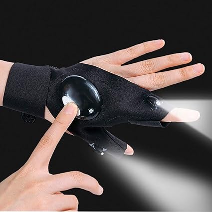 1 pair of lighting waterproof gloves 