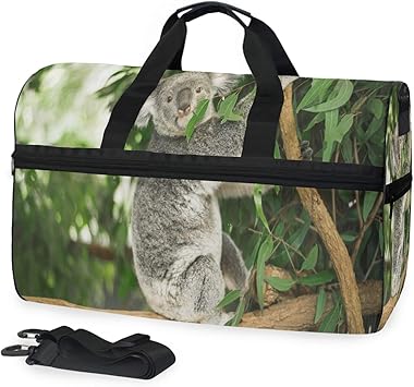 Amazon Com Xmcl Cute Animal Koala Tree Travel Duffel Bag Large