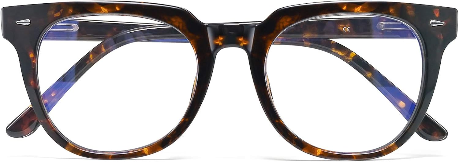 KANASTAL Blue Light Glasses Leopard Womens Brown Blue Light Blocking Glasses Men Bluelight Gaming Migraine Anti Filter Computer Screen