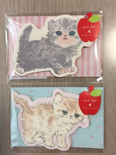 Amazon Co Jp フランシュリッペ ダイカットネームカード メッセージカード ふきげんねこ よちよちねこ ホビー