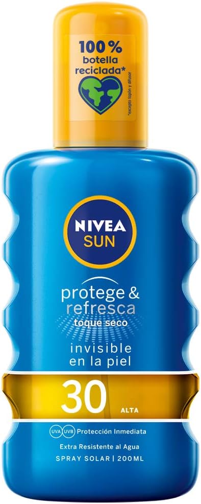 NIVEA SUN Protege & Refresca Spray Solar FP30 (1 x 200 ml)