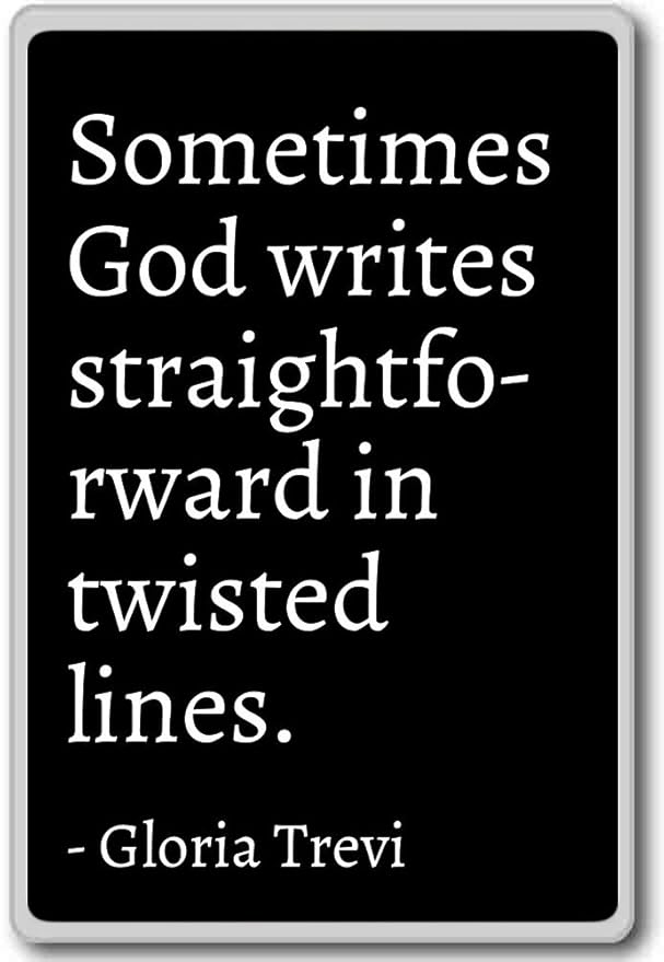 A veces Dios escribe sencillo en Twiste... - Gloria Trevi citas ...