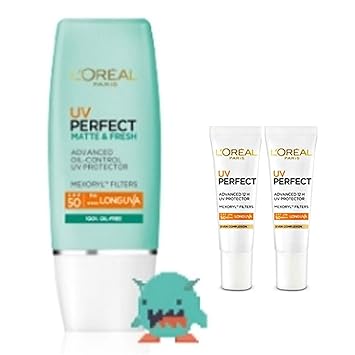 L'Oreal Paris Uv Perfect Matte & Fresh Long Uva Spf 50+/Pa++++, 30 g